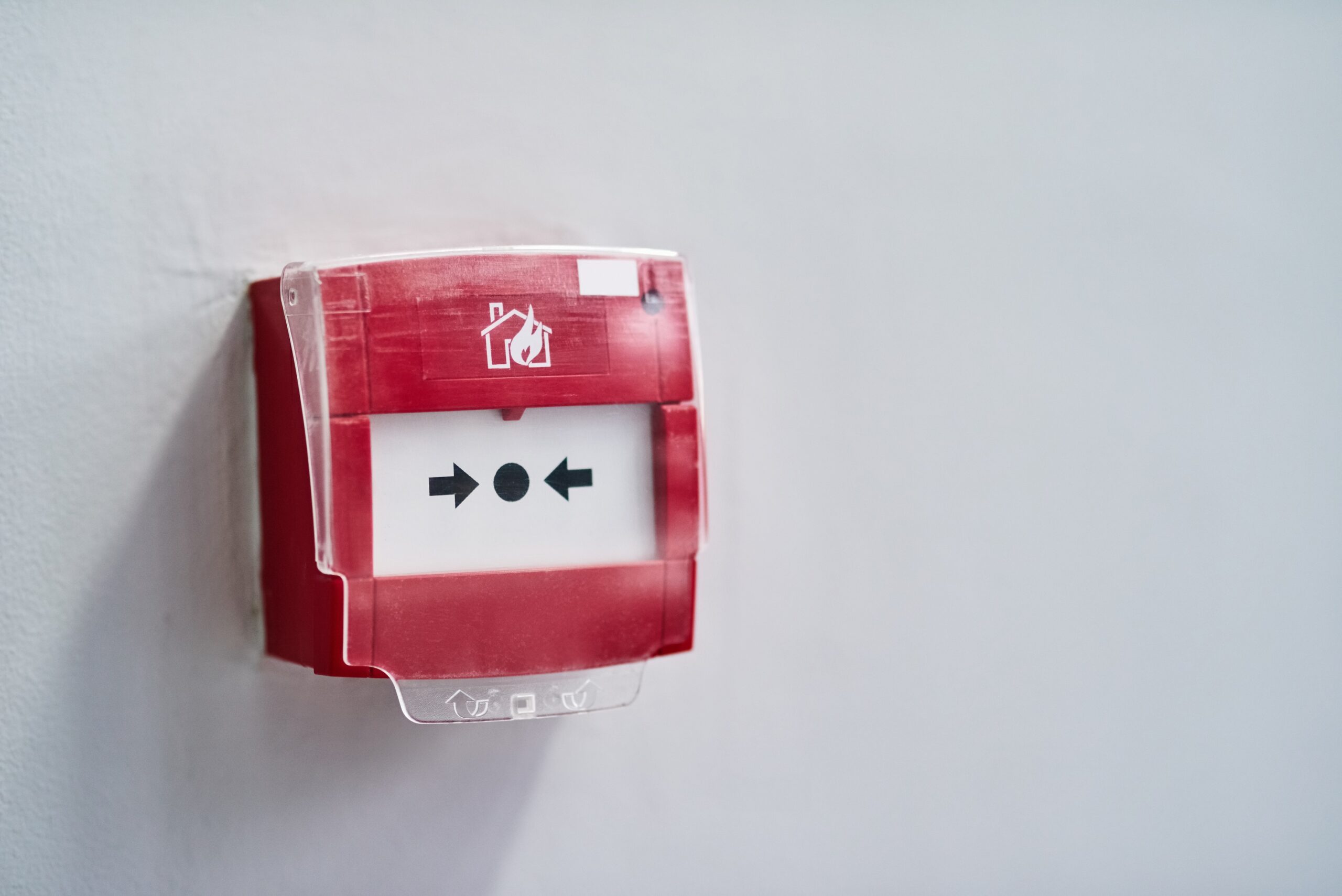 Sound the alarm. Shot of a fire alarm on a wall